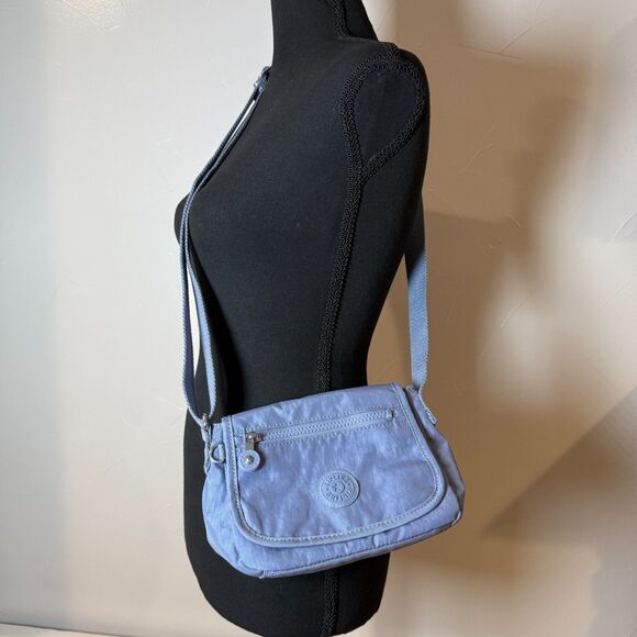 Kipling Sabian Blue Crossbody Mini Bag Purse - Picture 14 of 16
